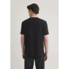 Mavi 066483 0 Yaka Erkek Tshirt - Siyah