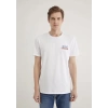Mavi 066841 0 Yaka Erkek Tshirt - Beyaz