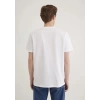 Mavi 066841 0 Yaka Erkek Tshirt - Beyaz