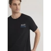 Mavi 066841 0 Yaka Erkek Tshirt - Siyah