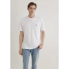 Mavi 067074 0 Yaka Erkek Tshirt - Beyaz
