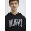 Mavi 067149 Kapsonlu Erkek Sweat - Siyah