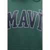 Mavi 067149 Kapsonlu Erkek Sweat - Zumrut Yesili