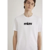 Mavi 067153 0 Yaka Erkek Tshirt - Beyaz