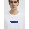 Mavi 067153 0 Yaka Erkek Tshirt - Beyaz