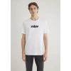 Mavi 067153 0 Yaka Erkek Tshirt - Beyaz