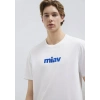Mavi 067153 0 Yaka Erkek Tshirt - Beyaz
