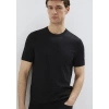 Mavi 0710250 0 Yaka Erkek Tshirt - Siyah