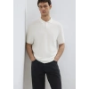 Mavi 0710397 Yakali Erkek Tshirt - Ekru