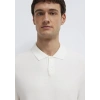 Mavi 0710397 Yakali Erkek Tshirt - Ekru