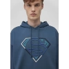 Mavi 0s10189 Kapsonlu Erkek Sweat - Petrol