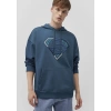 Mavi 0s10189 Kapsonlu Erkek Sweat - Petrol