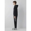 Mavi 0s10196 Kapsonlu Erkek Sweat - Siyah