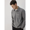 Mavi 0s10265 Erkek Sweat - Gri Melanj