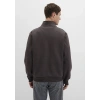 Mavi 0s10278 Yarim Fermuarli Erkek Sweat - Kahverengi