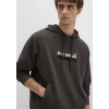 Mavi 0s10395 Kapsonlu Erkek Sweat - Kahverengi