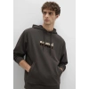 Mavi 0s10395 Kapsonlu Erkek Sweat - Kahverengi