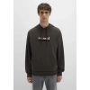 Mavi 0s10395 Kapsonlu Erkek Sweat - Kahverengi
