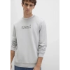 Mavi 0s10402 0 Yaka Erkek Sweat - Gri