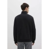 Mavi 0s10419 Yarim Fermuarli Erkek Sweat - Siyah