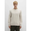 Mavi 0s10457 0 Yaka Erkek Sweat - Bej