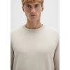 Mavi 0s10457 0 Yaka Erkek Sweat - Bej