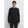 Mavi 0s10457 0 Yaka Erkek Sweat - Siyah