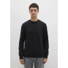 Mavi 0s10457 0 Yaka Erkek Sweat - Siyah
