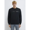 Mavi 0s10528 0 Yaka Erkek Sweat - Siyah