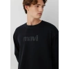 Mavi 0s10551 0 Yaka Erkek Sweat - Siyah
