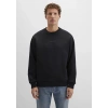 Mavi 0s10586 0 Yaka Erkek Sweat - Siyah