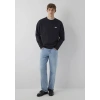 Mavi 0s10611 0 Yaka Erkek Sweat - Siyah