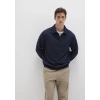 Mavi 10420 Polo Yaka 2 Dugmeli Uzun Kol Sweat - Lacivert