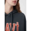 Mavi 1600361 Kapsonlu Kadın Sweat - Antrasit