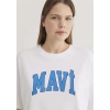 Mavi 1600843 0 Yaka Kadın Body - Beyaz