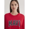 Mavi 1600843 0 Yaka Kadın Body - Kirmizi