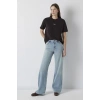 Mavi 1612829 0 Yaka Kadin Tshirt - Kahverengi