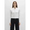 Mavi 1613695 Komple Dugmeli Kadin Body - Beyaz