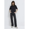 Mavi 1613820 0 Yaka Kadin Tshirt - Siyah
