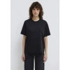 Mavi 1613820 0 Yaka Kadin Tshirt - Siyah