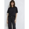 Mavi 1613820 0 Yaka Kadin Tshirt - Siyah