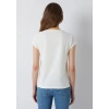 Mavi 1614147 Genis Yaka Kadin Body - Krem