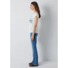 Mavi 1614147 Genis Yaka Kadin Body - Krem