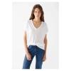 Mavi 166449 V Yaka Bayan Body - Beyaz