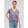 Mavi 167714 V Yaka Kadın Body - Mor