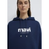 Mavi 168334 Kapsonlu Kadin Sweat - Lacivert