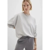 Mavi 168837 0 Yaka Kadin Sweat - Gri