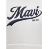 Mavi 1s10420 Kapsonlu Kadin Sweat - Beyaz