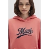 Mavi 1s10420 Kapsonlu Kadin Sweat - Kiremit