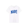 Mavi 6610030 0 Yaka Erkek Cocuk Tshirt - Beyaz